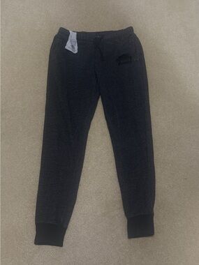 Roots Black Track Joggers